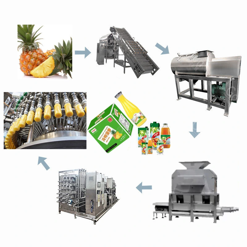 High Efficiency Fresh Orange Lemon Juice Production Plant