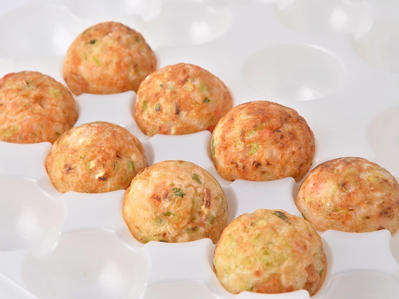 Japanisch Fried Seafood Takoyaki Frozen Octopus Ball OEM ODM Low Preis