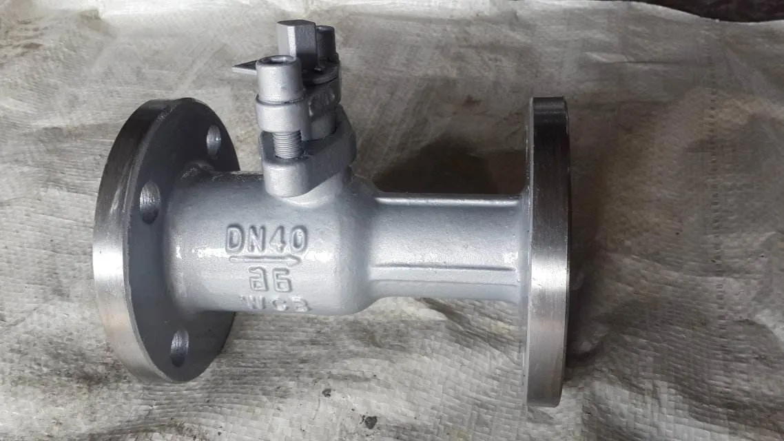 Cast Steel/ Stainless Steel One Piece Flange Ball Valve for Conduction Oil