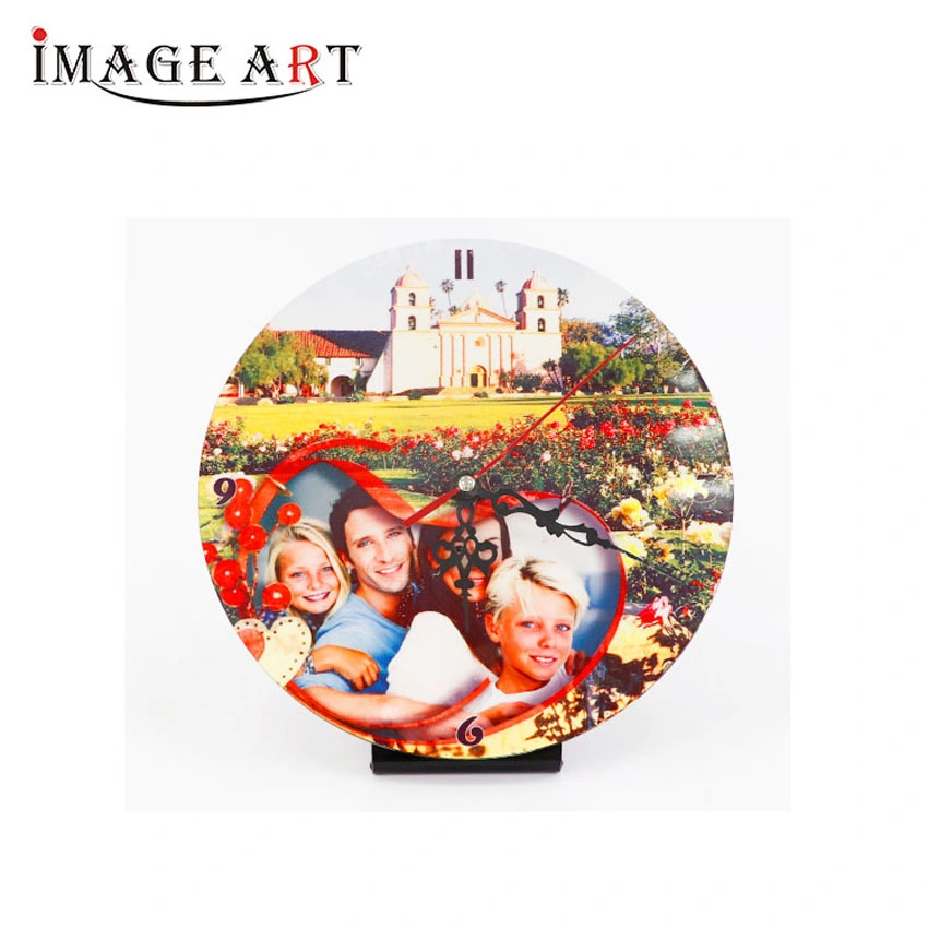 Heat Transfer Printing Sublimation Blank MDF Frame Clock for Gift