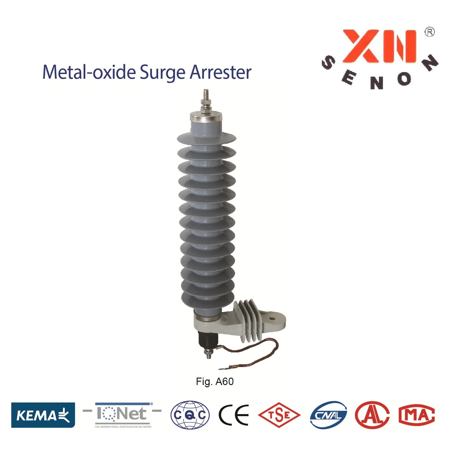 Yh10W-36kv Metalloxid-Überspannungsableiter mit Polymergehäuse ohne Lücken