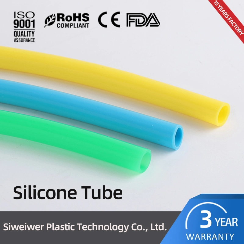 Tubo de silicona para vacío súper flexible diámetro 4mm caucho de silicona azul Tubos