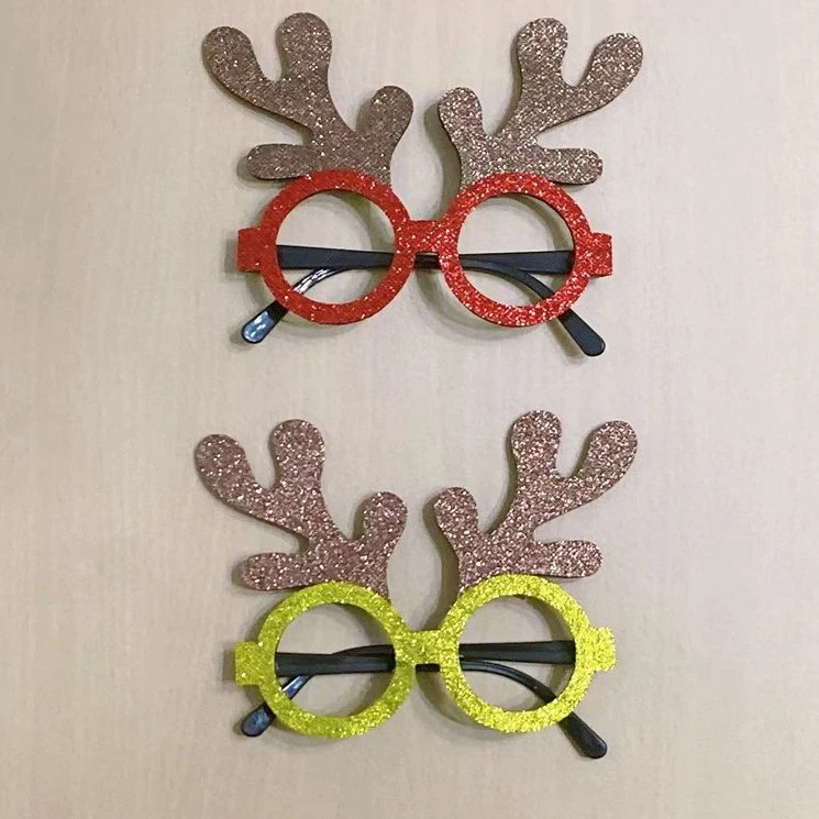 Vende caliente decoraciones de Navidad y el Partido Gafas para niños y adultos