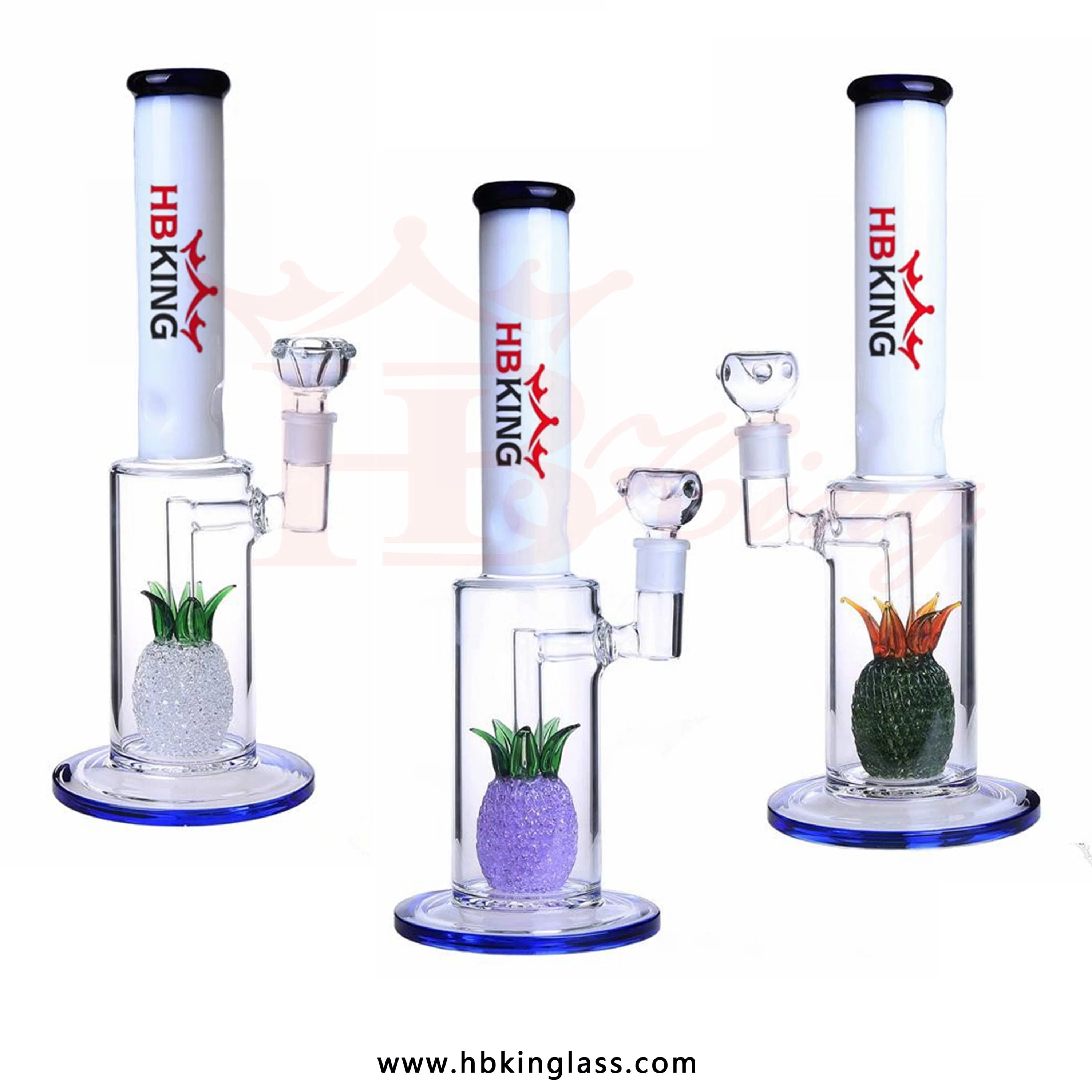 Hbking Popular Recycler Glass Water Pipes with Various Designs for Smoking