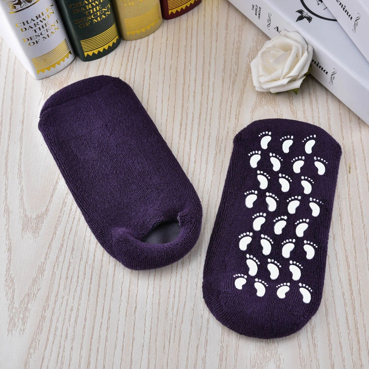 Moisturizing Gel Socks Soft Moisturizing Gel SPA Socks for Repairing and Softening Dry Cracked Feet Skins Gel Socks