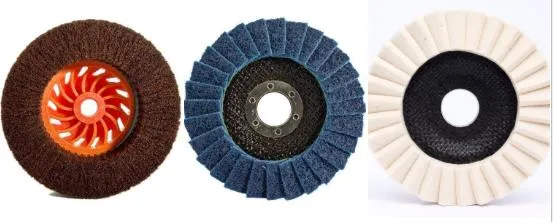 230*22 Volet Non-Woven disc Disque de ponçage comme abrasifs Outillage pour le polissage du bois de métal en acier inoxydable