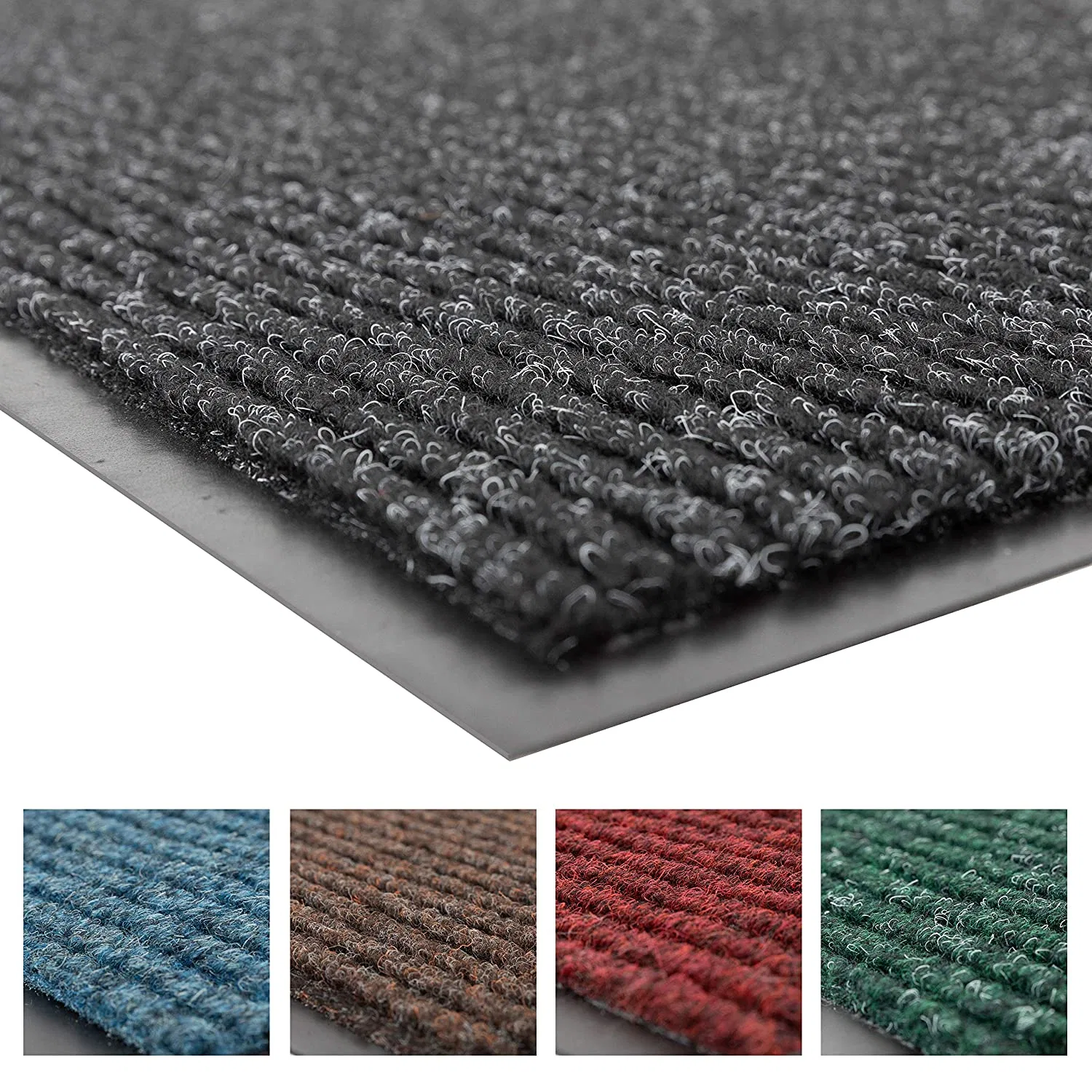 Non-Slip Striped Composite PVC Absorbent Mat Durable Outdoor and Beautiful Indoor