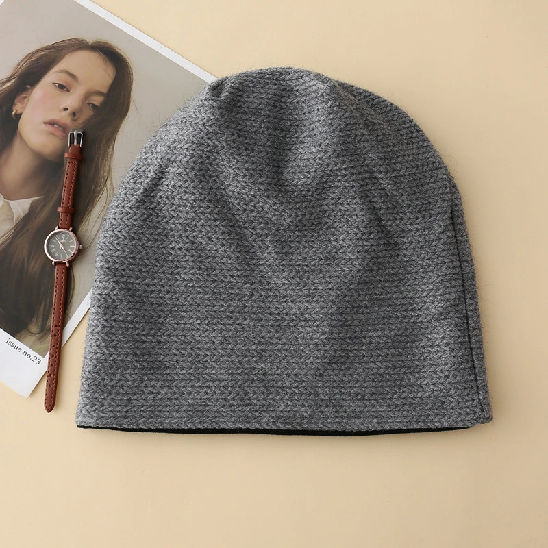 Mujer de punto moda dama de colores gorro de invierno Gorra cálida