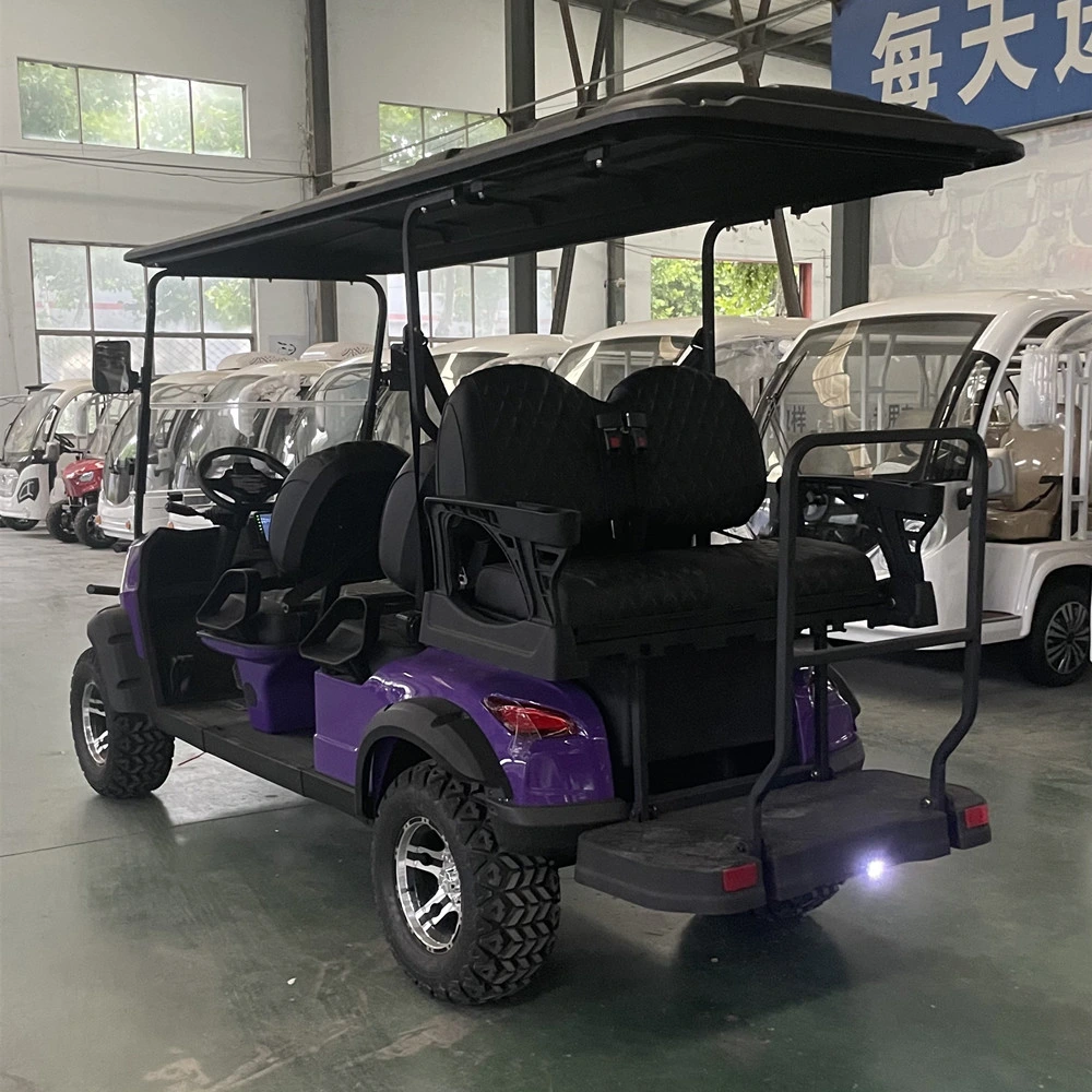 Golf Cart Sightseeing Car Electric Four-Wheel Scenic Drive Hotel Reception Real Estate Viewing RV Security Patrol Car