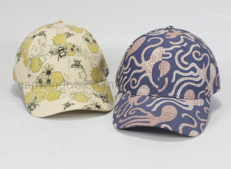 Sublimation Printing Fabric Baseball Cap with Custom Logos