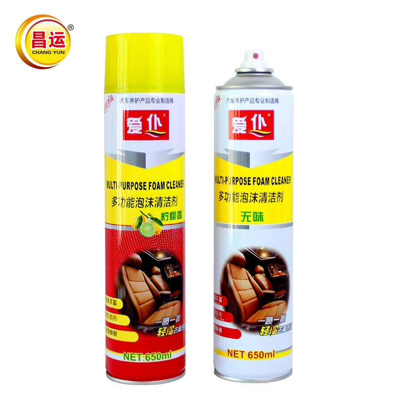 Factory Direct Export Car Care Foam Cleaner Spray Cockpit Shine Spray Multi-Purpose Foam Spray Cleaner