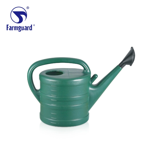 Green Large Size 12L Plastic Watering Can Long Spout Watering Can