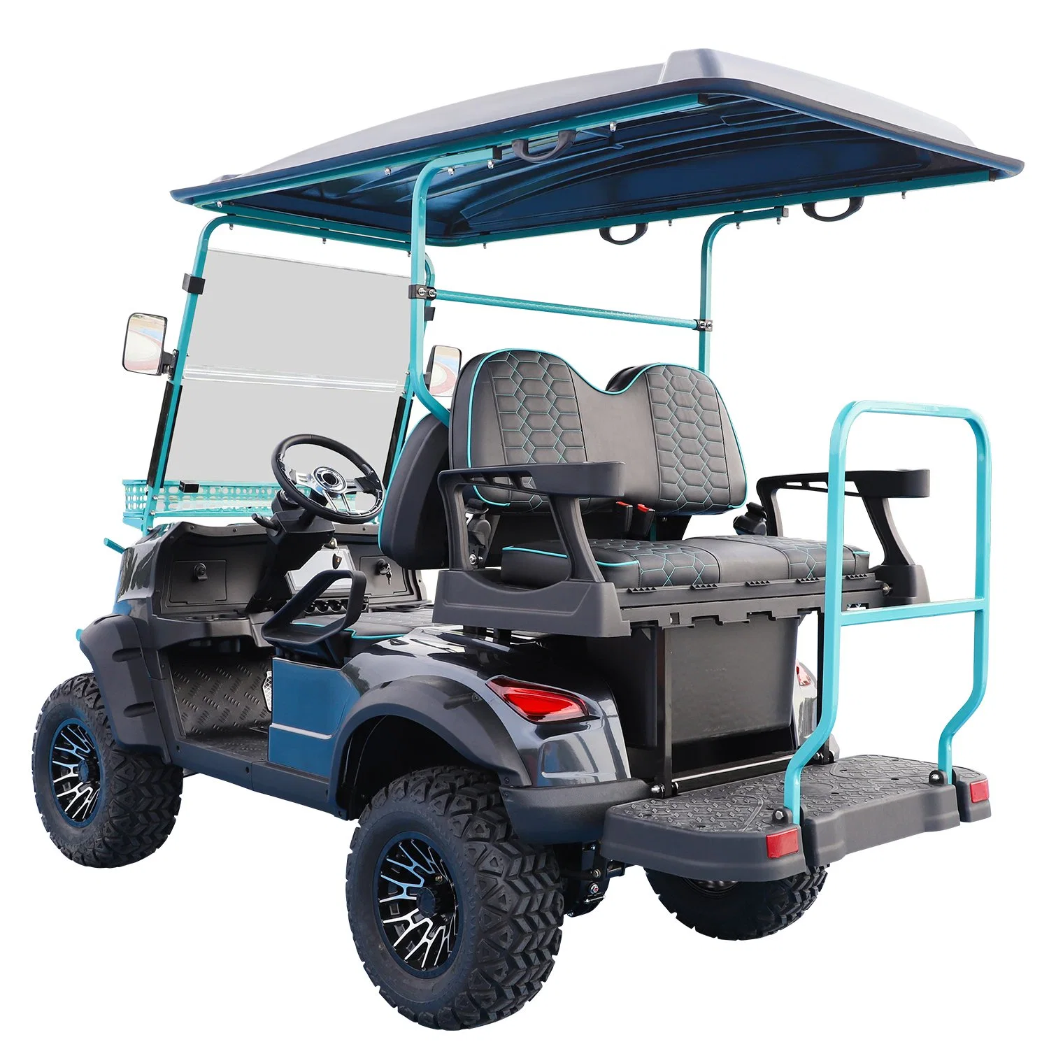 New Arrival Style B3.0 Luxury Seat Club Cart Electric Golf Buggy Hunting Car with CE DOT