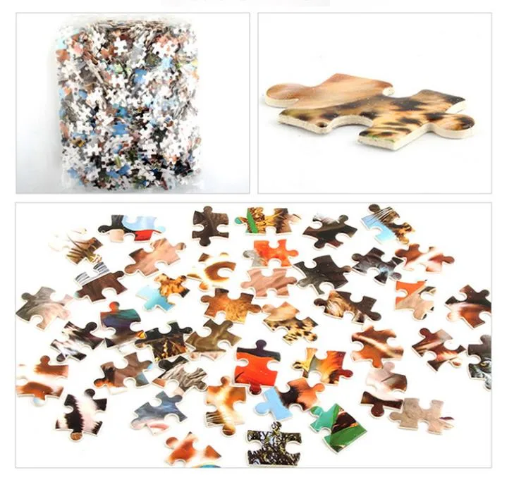 Custom Wholesale/Supplier High quality/High cost performance  Frames 3D Puzzle Jigsaw 1000PCS Toys