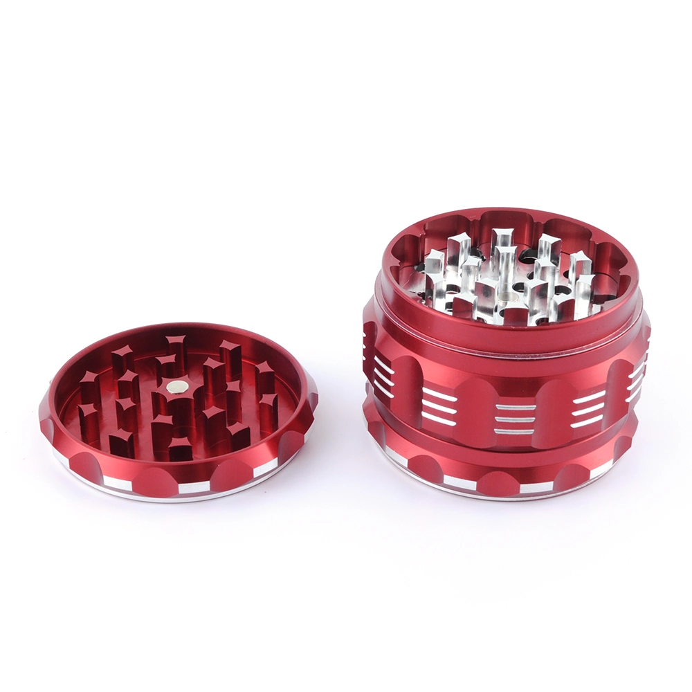 Hot Sale Fashion Sound Designer 2.5 Inches Aluminum Herb Grinder Tobacco Grinder Support Custom Smoking Accessories