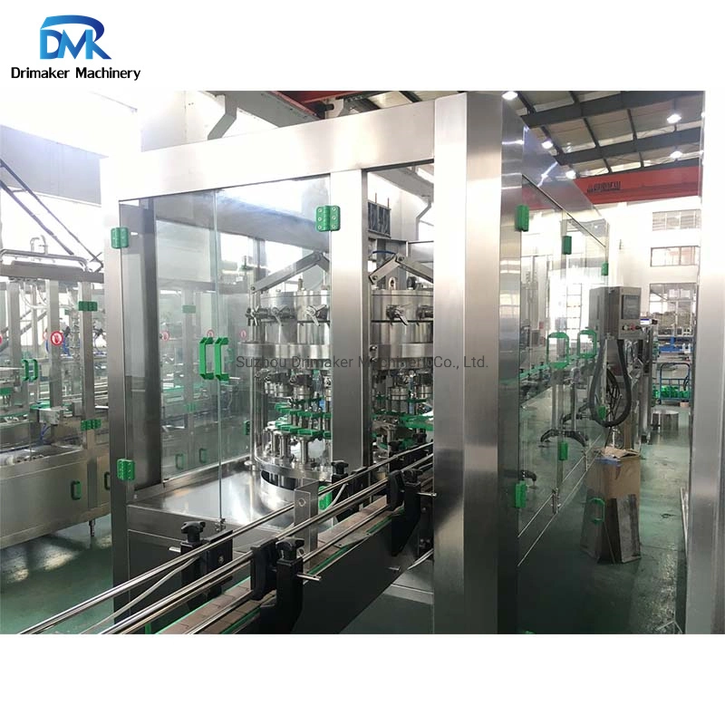 Fully Automatic Carbonated Soft Soda Carbonated Beer Liquid Packing Can Filling Machine