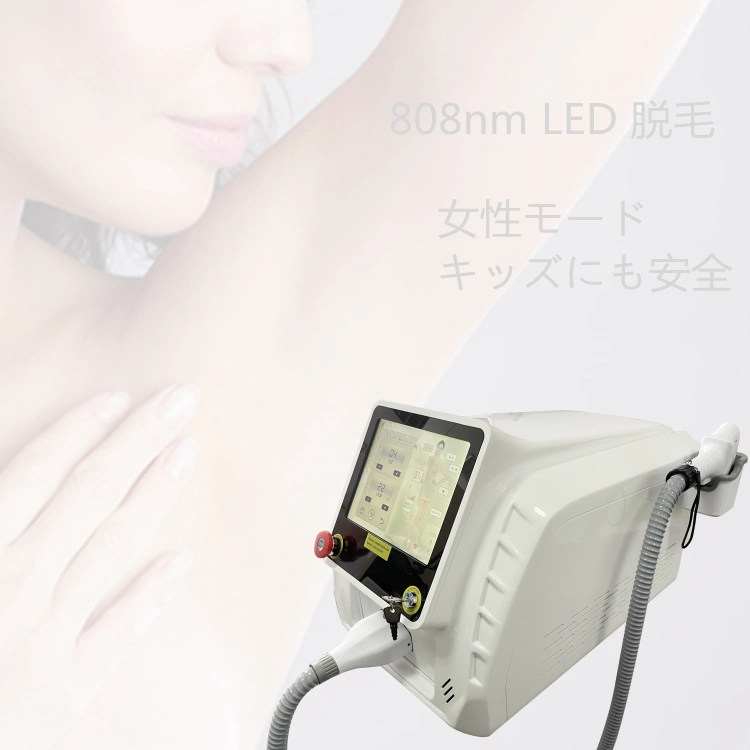 Salon Use Big Spot Size Diode Laser 808nm Diode Laser Hair Reduction LED Laser Painless Permanent Hair Removal Epilator Full Body Facial LED 808nm Beauty Device