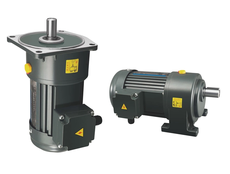 High Power 0.1-0.75kw 3 Phase AC Gear Motor with Brake