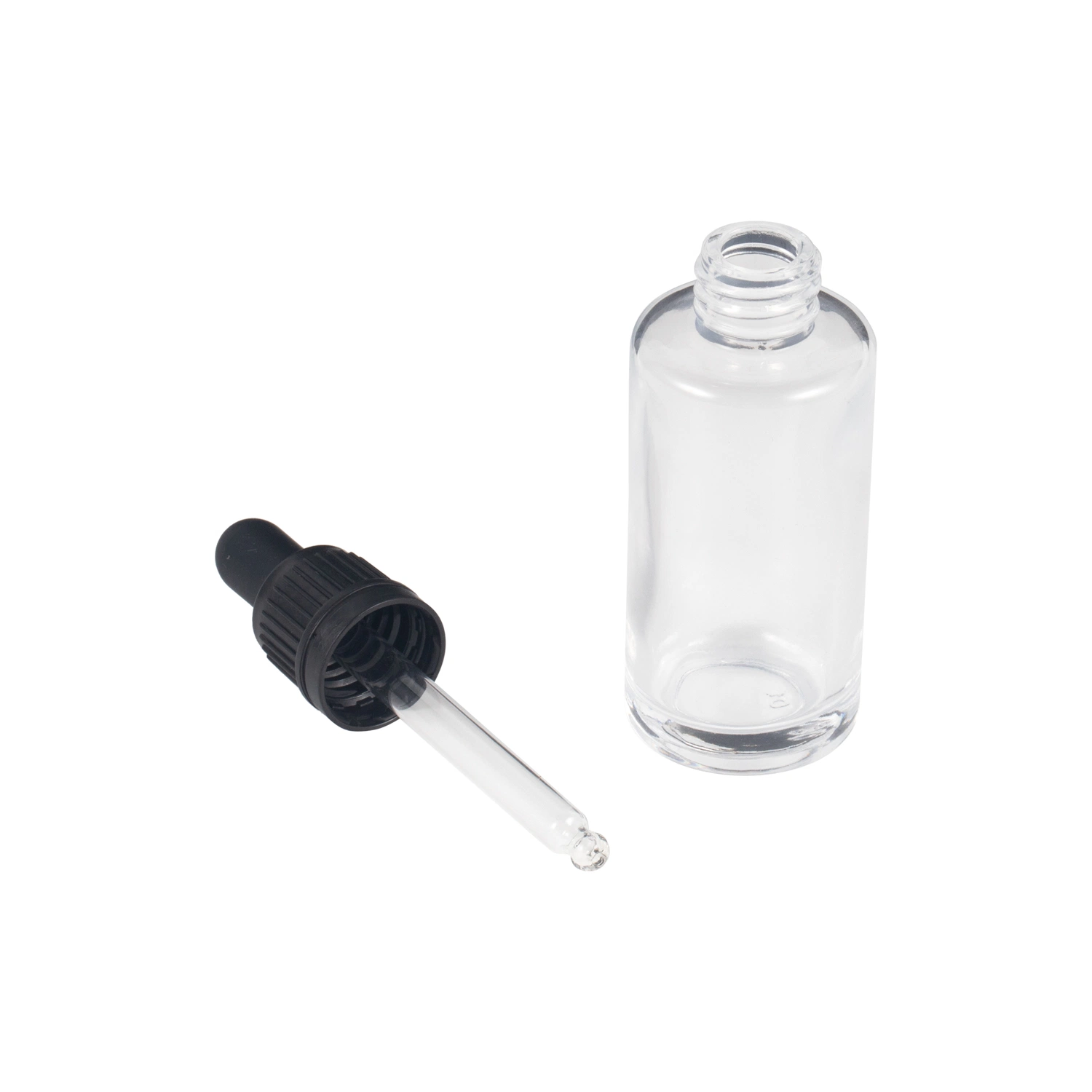 Customized 5ml 10ml Glass Essential Oil Dropper Pipettes Tamper Evident Plastic Dropper