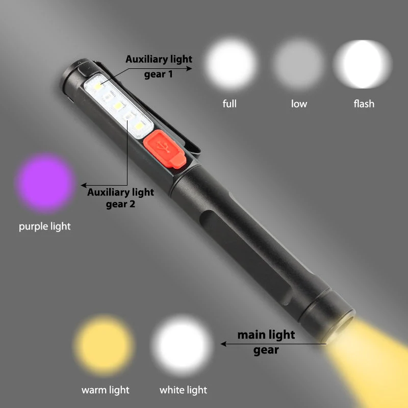New Emergency Medical Pen Light Handy First Aid Work Inspection LED Flashlight