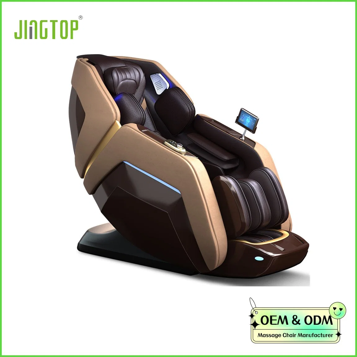 Jingtop Exclusive Agent 3D 4D Hot Selling Thai Stretch Musical Function Ghe Massage Chair