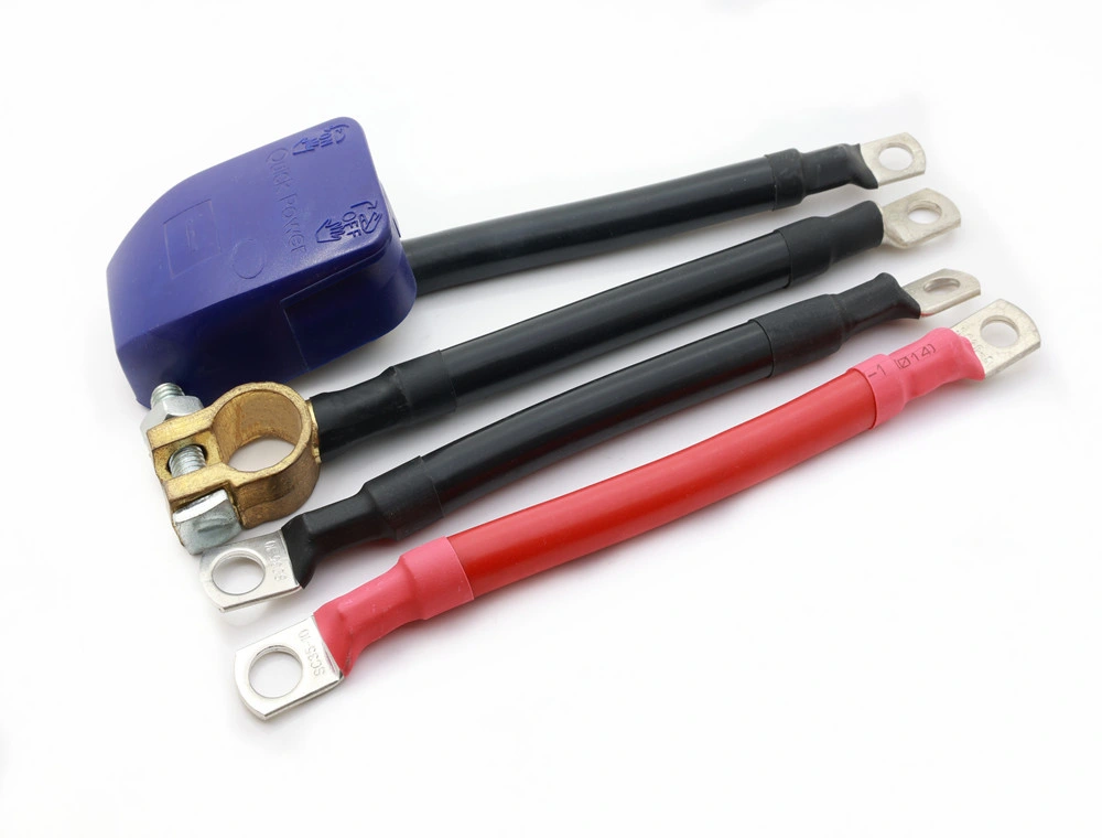 Processing 35mm2 2AWG Car Wire Battery Terminal Connector, Auto Extension Battery Connection Wire, Cable Accessories