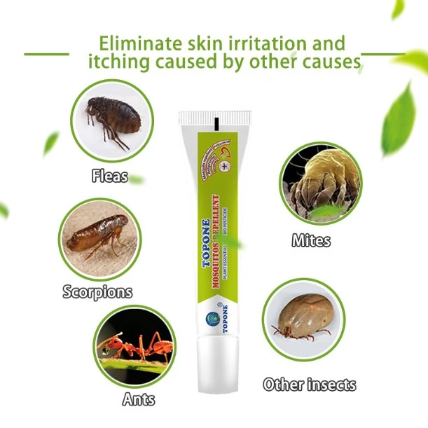 2023 China Topone Natural High Relieving Itching Mosquito Pest Repellent Killer Cream for Baby