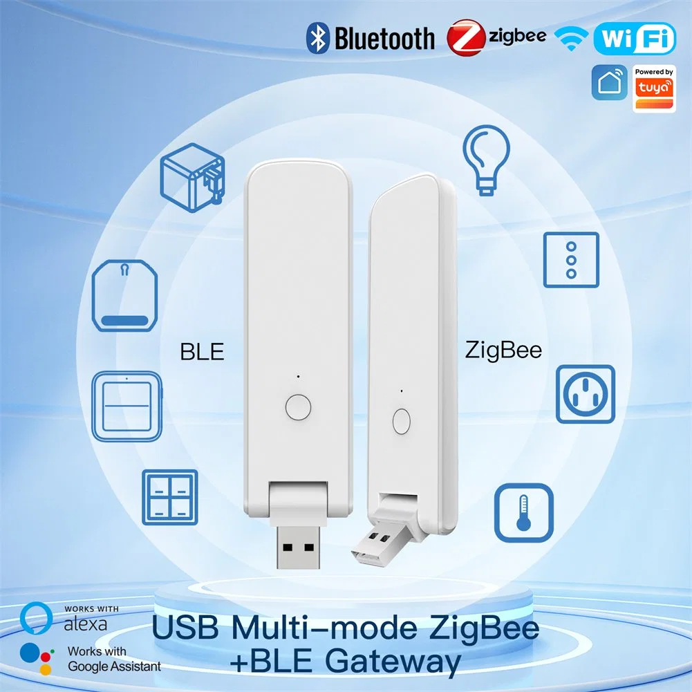 Rts Tuya Multi-Mode Gateway WiFi Zigbee BLE Wireless Hub for Smart Home