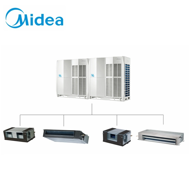 168.5Midea kw avancé de la technologie VRV climatiseur silencieux Vrf avec plein de DC INVERTER pour l'immeuble de bureaux du compresseur