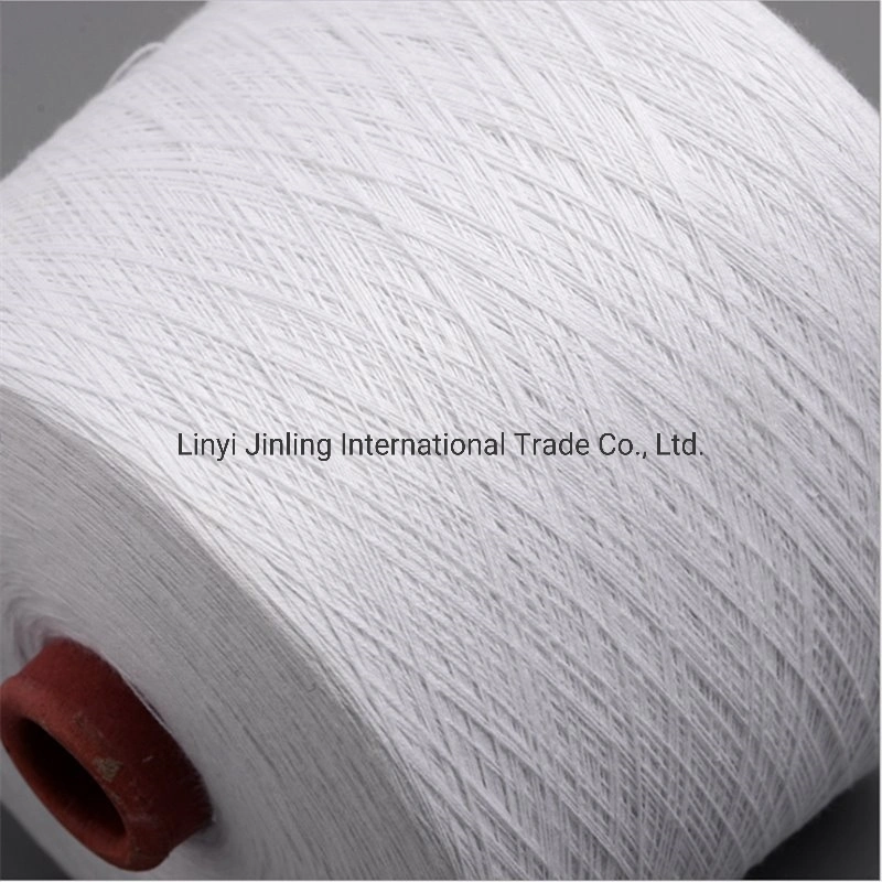 Threads Yarn China Supplier 100% Spun Polyester Yarn Raw White for Sewing Threads Yarn Wholesale
