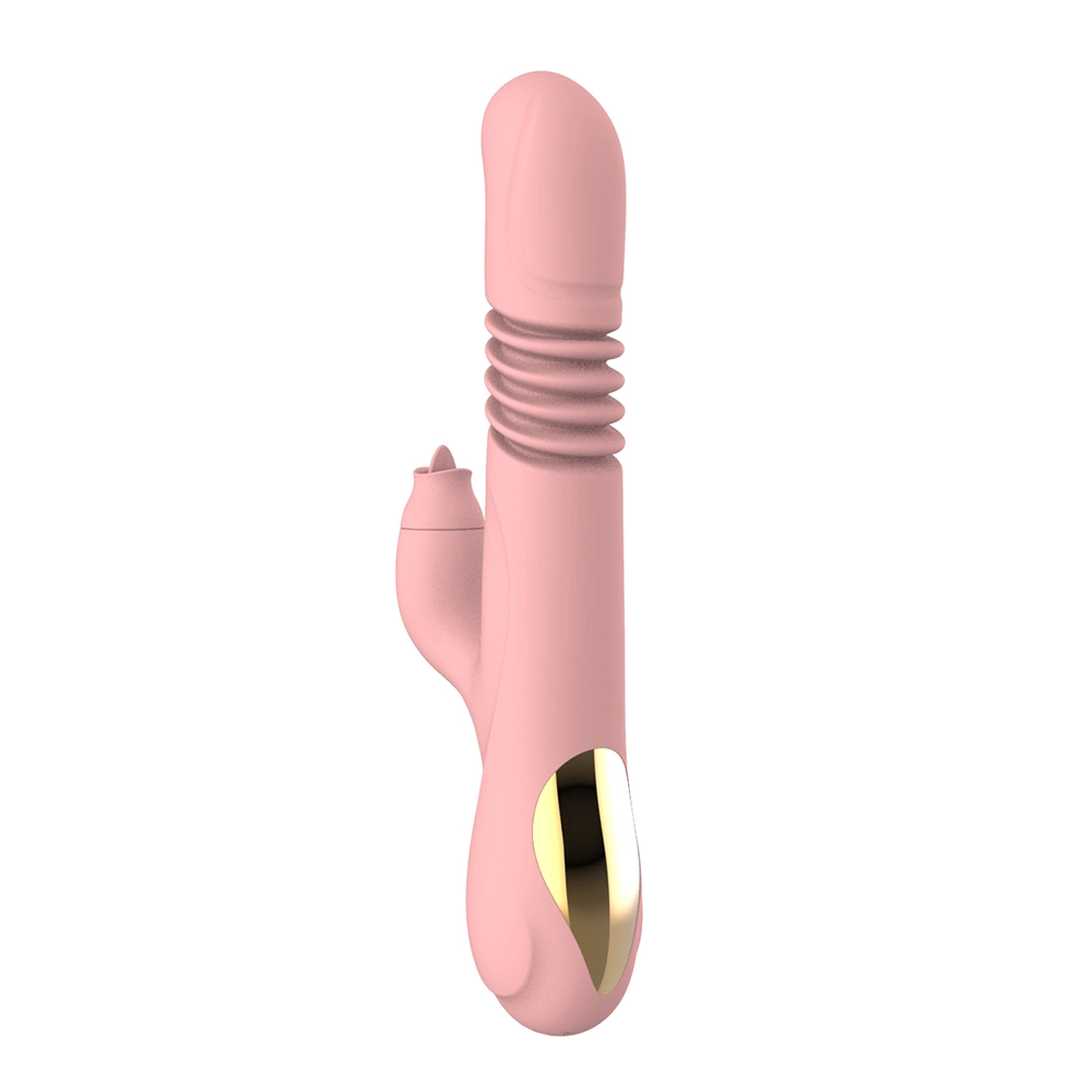 Amazon Hot Selling Silicone G-Spot Thrusting Vibrator Multi-Speed Speeds Vibration Rabbit Vibrator for Women