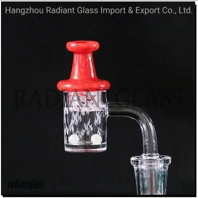 Clear Fire Pattern Frost Matte Wholesale/Supplier Quartz Banger Glass Smoking Accessories