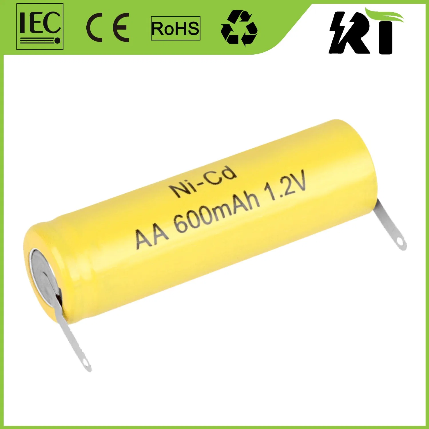 Bateria recarregável para auricular Bluetooth Ni-CD 1.2V 1000mAh Pilhas de CD Ni de 1,2 V para o aparador de cabelo