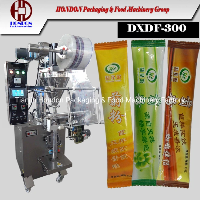 Vertical Form Fill Seal Powder Garlic Spice Milk Flour Chili Packaging Plastic Bag Packing Machine