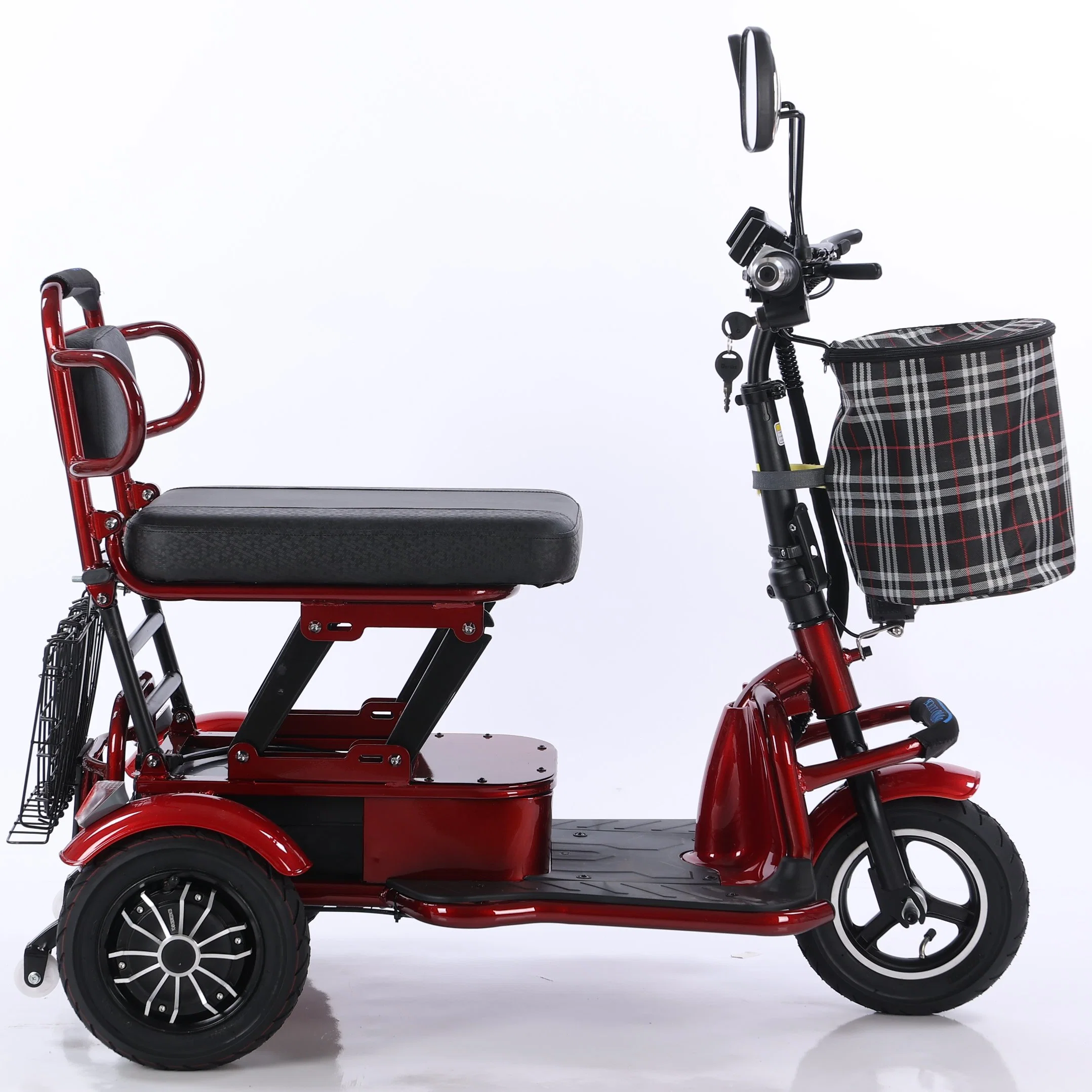 Three Wheel Convenient Electric Scooter with High Stability for The Elderly Disabled