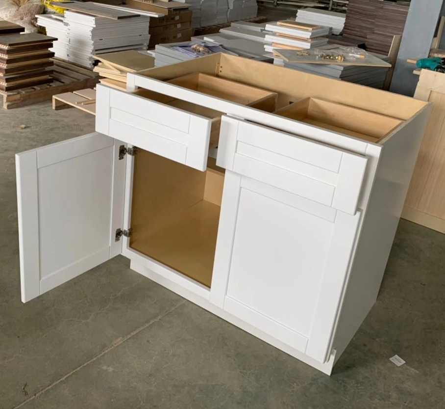 Factory Birch Wood Plywood Bathroom Vanity Kitchen Cabinets for Wholesale/Supplierr