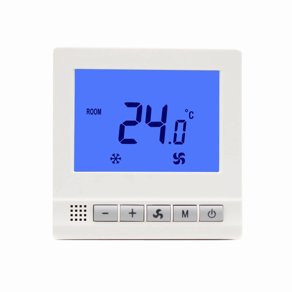 Programmable AC Cooling/Heating Digital Room Thermostat with Modbus Communication