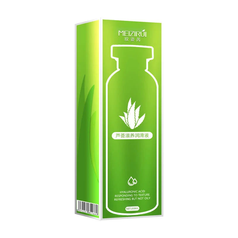 L'Aloe pure des extraits de plantes vertes et des ingrédients sûrs Lubrifiant à base de l'eau le sexe pour l'ANL