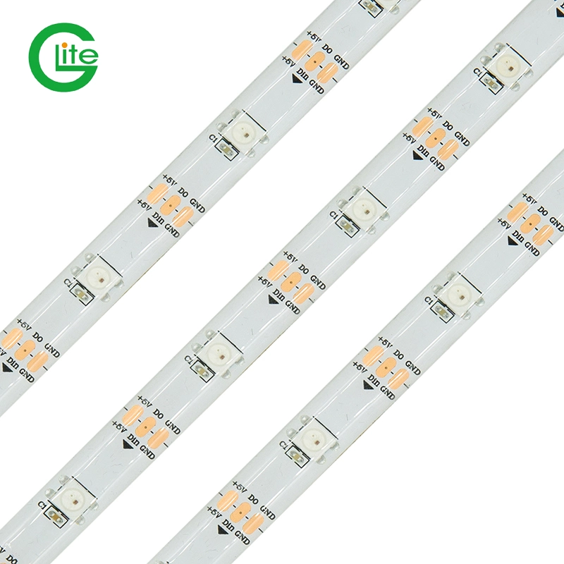 High quality/High cost performance CE RoHS Digital LED Pixel Super Stable Signal for Decoration Addressable 5V Side View Ws2812 Strip