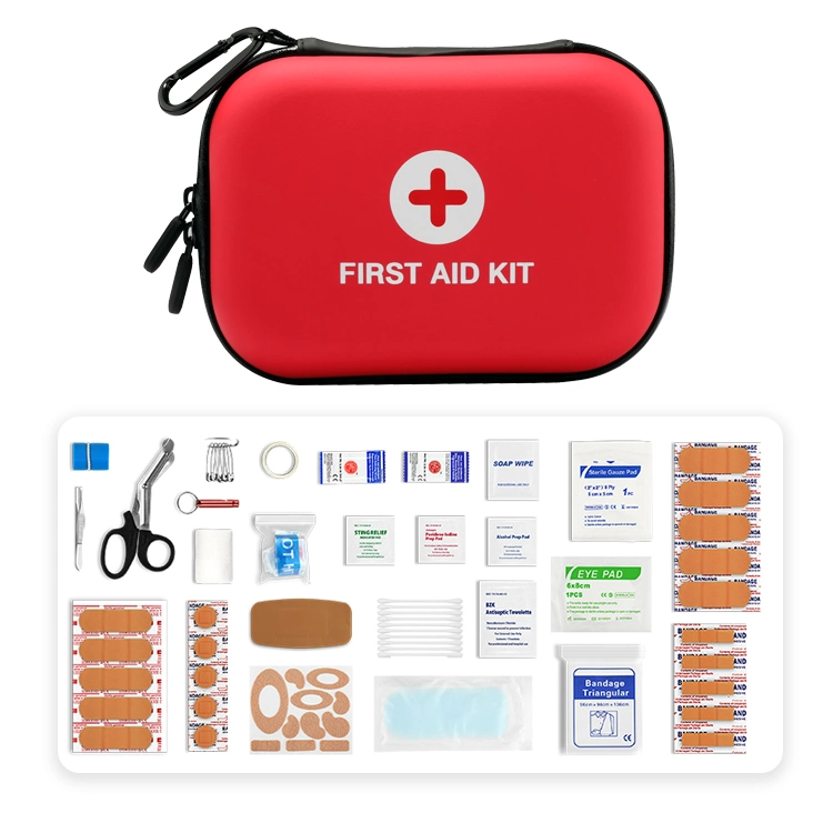 Comercio al por mayor CE personalizado Certificado ISO EVA Kits de primeros auxilios de emergencia accesorios de camping