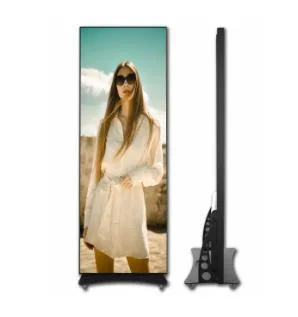 Indoor Portable Free Standing Moveable Promotional Advertising LED Digital Poster Screen Display