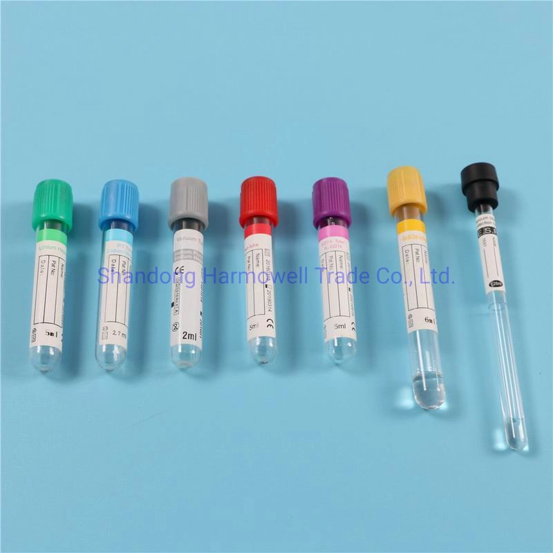 Medical Disposable K2 K3 EDTA Tube Lavender Vacuum Blood Plain Collection Test Tube