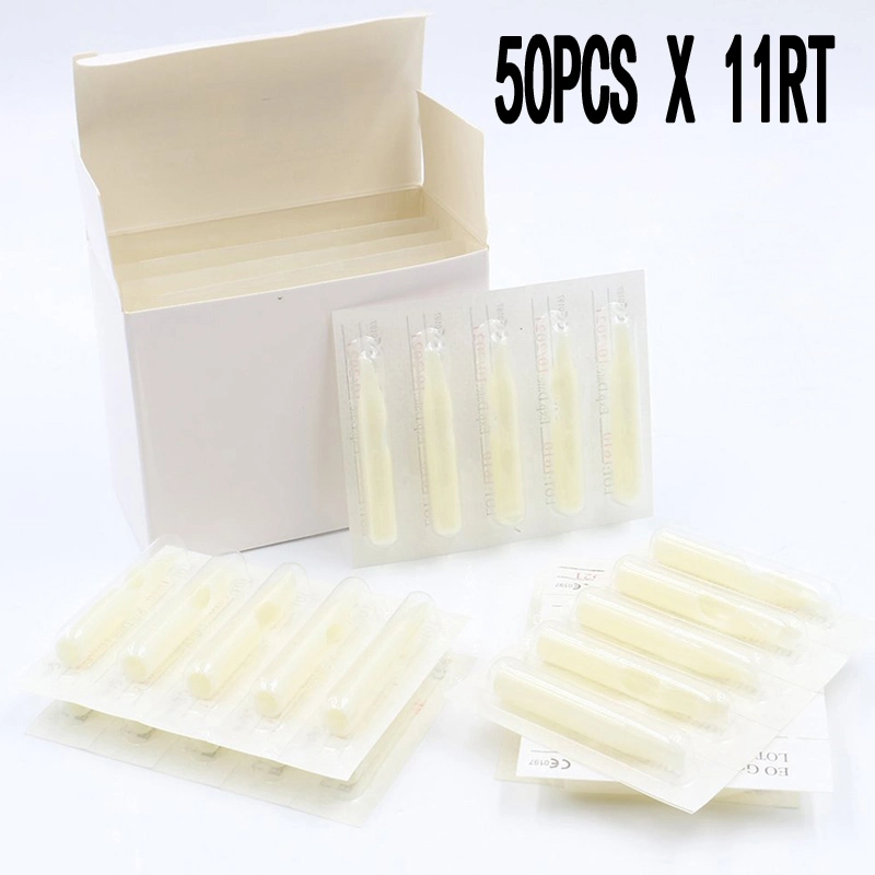 Wholesale/Supplier 100PCS White Sterile Disposable Plastic Tattoo Tips Tube for Tattoo Needles Machines Nozzles Tubes
