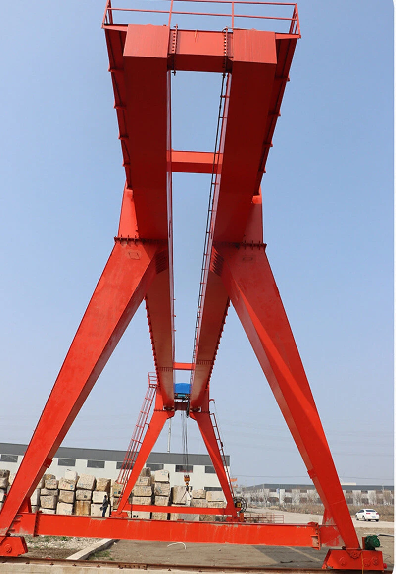 Best Price 50t Double Girder Gantry Crane with Hoist for Construction Work