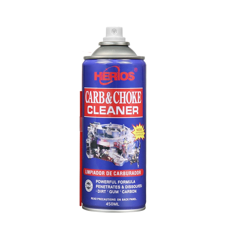 450ml Herios Carb and Choke Cleaner pour le nettoyage et l'entretien de voiture.