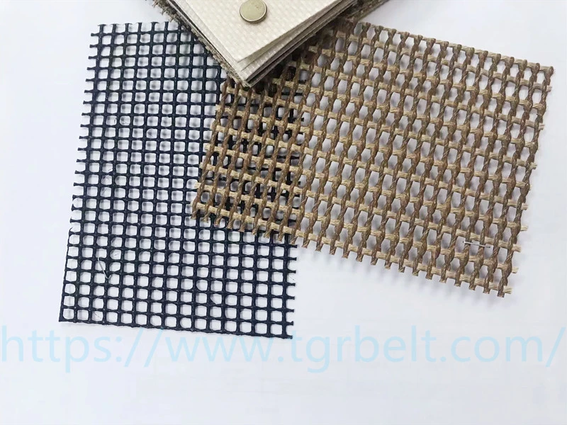 Hochwertiges PTFE beschichtetes Fiberglas Tuch Open Mesh Fabrics Fiberglas Mesh Customized Chemische korrosionsbeständige Förderband Mesh PTFE