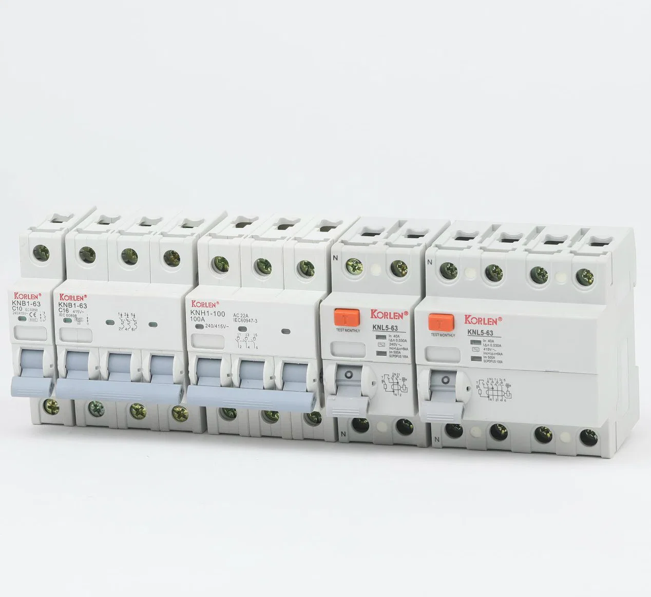 Prevent Personal Electric Shock Residual Current Circuit Breaker Knl5-63