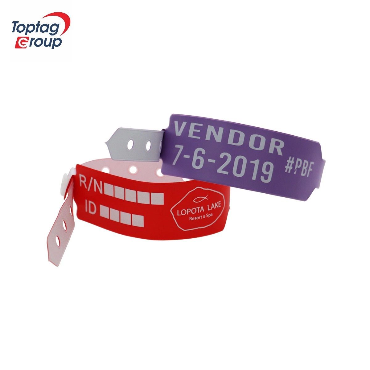 Disposable Waterproof Soft PVC Wristband 13.56MHz RFID PVC Wristband