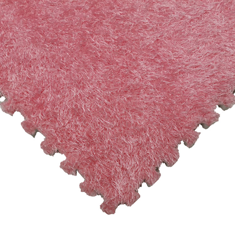 2022 fábrica de Nuevo Diseño Fabricante 1cm 2cm 2,5cm Anti-Slip Soft Rosa pelo villi Shaggy Mayoreo espuma EVA alfombrilla para suelo