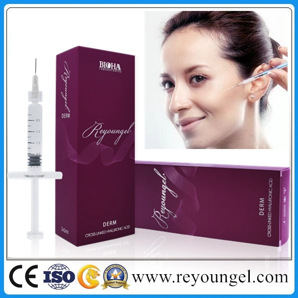 Comprar caliente relleno dérmico inyectable Ha / Hyaluronate 1ml de relleno dérmico de ácido